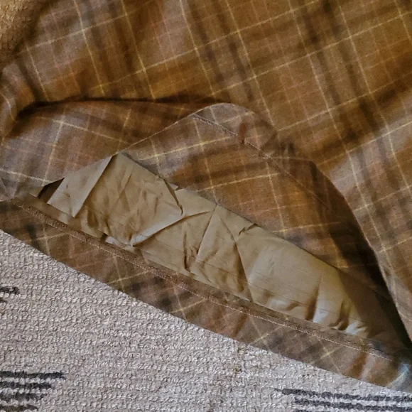 Ann Taylor Brown Plaid A-Line Skirt - Picture 7 of 12